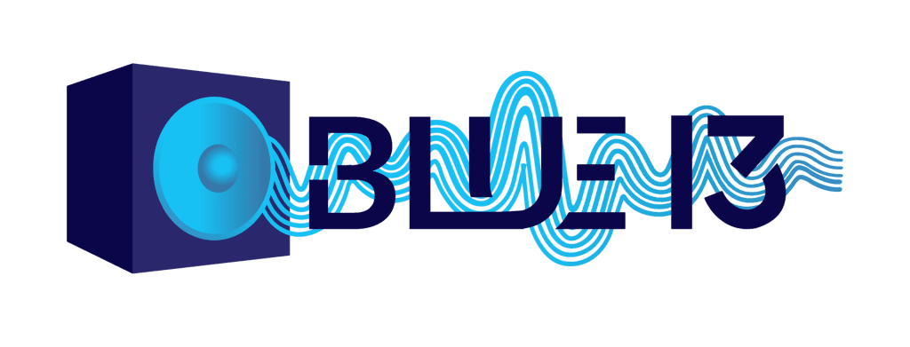 Blue 13 Productions logo, transparent background