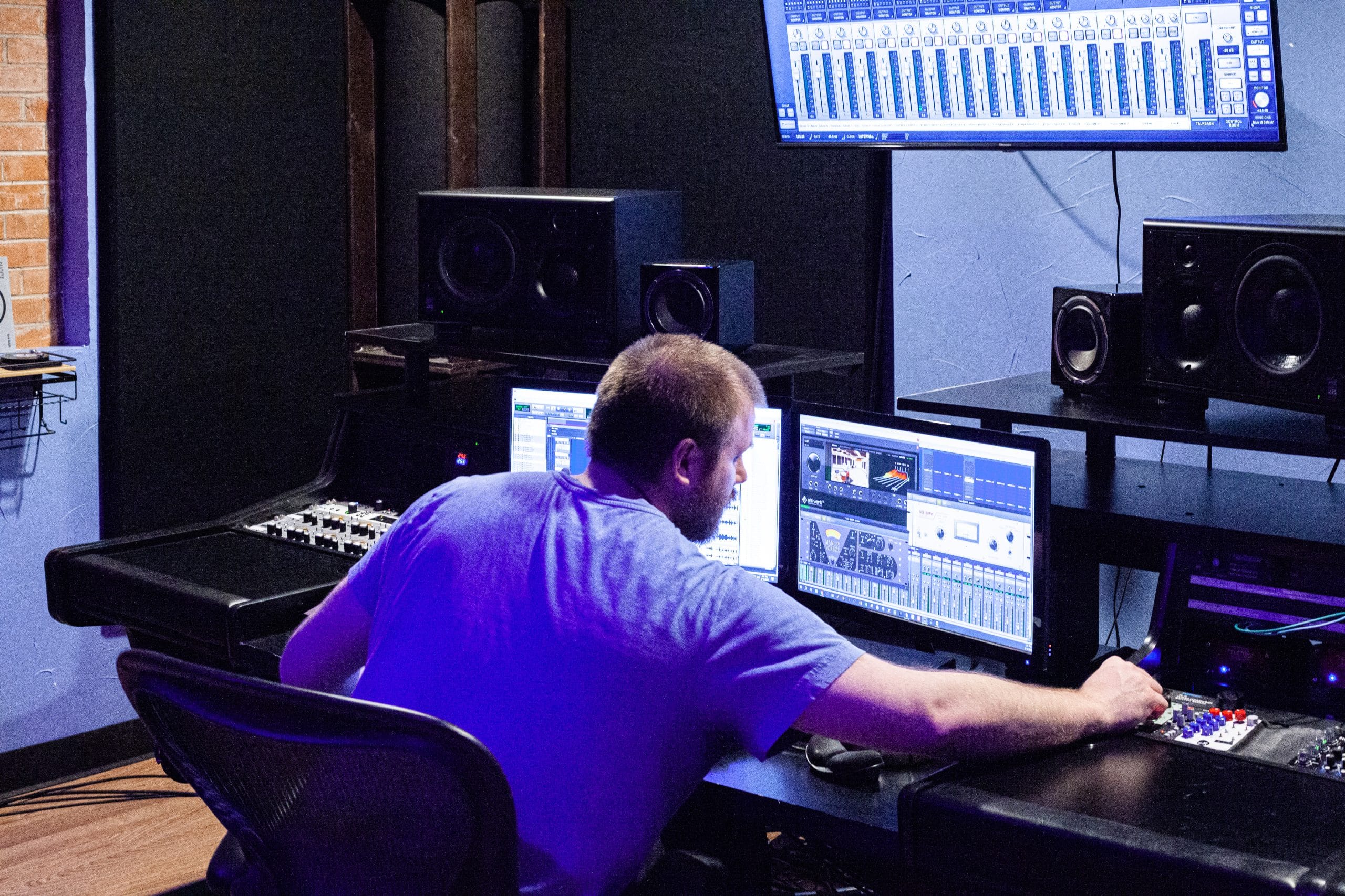 Greg in the control room