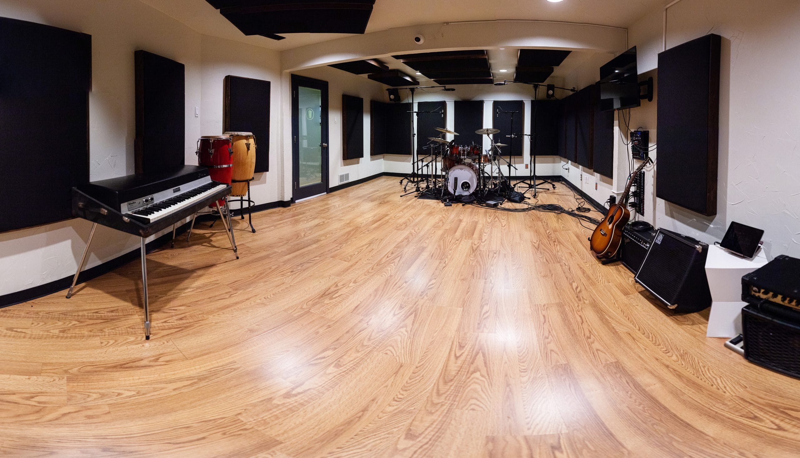 Live room for full band recording